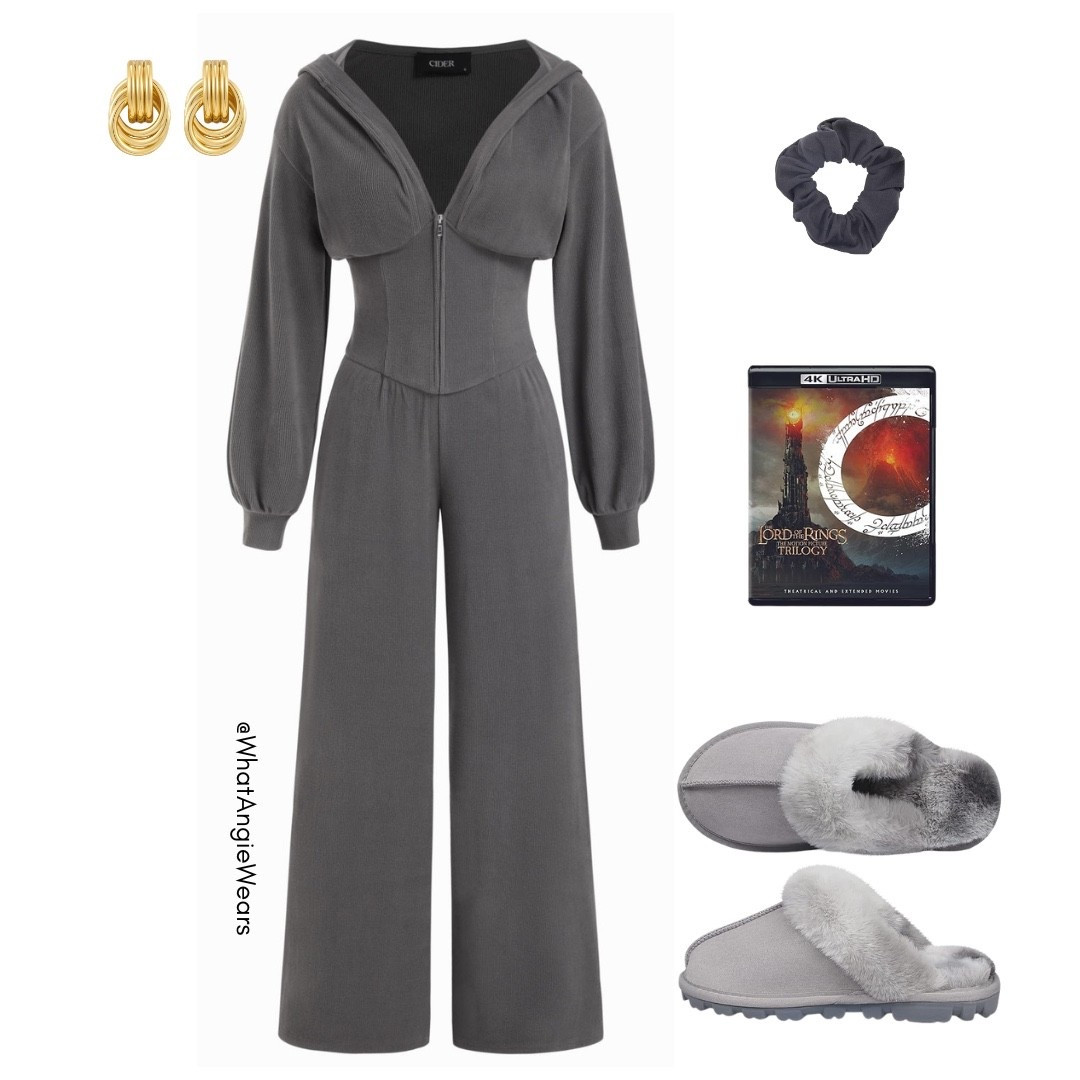 Who said loungewear had to be boring?! Loving this jumpsuit! 🩶
 
#Loungewear #CozyAesthetic #NeutralStyle #WinterLounge #ChicComfort

#LTKmorningroutine #LTKootd #LTKgrwm