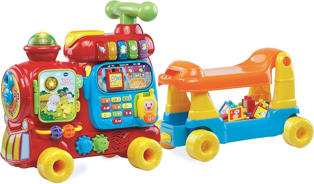 VTech Sit-to-Stand Ultimate Alphabet Train, Red | Amazon (US)