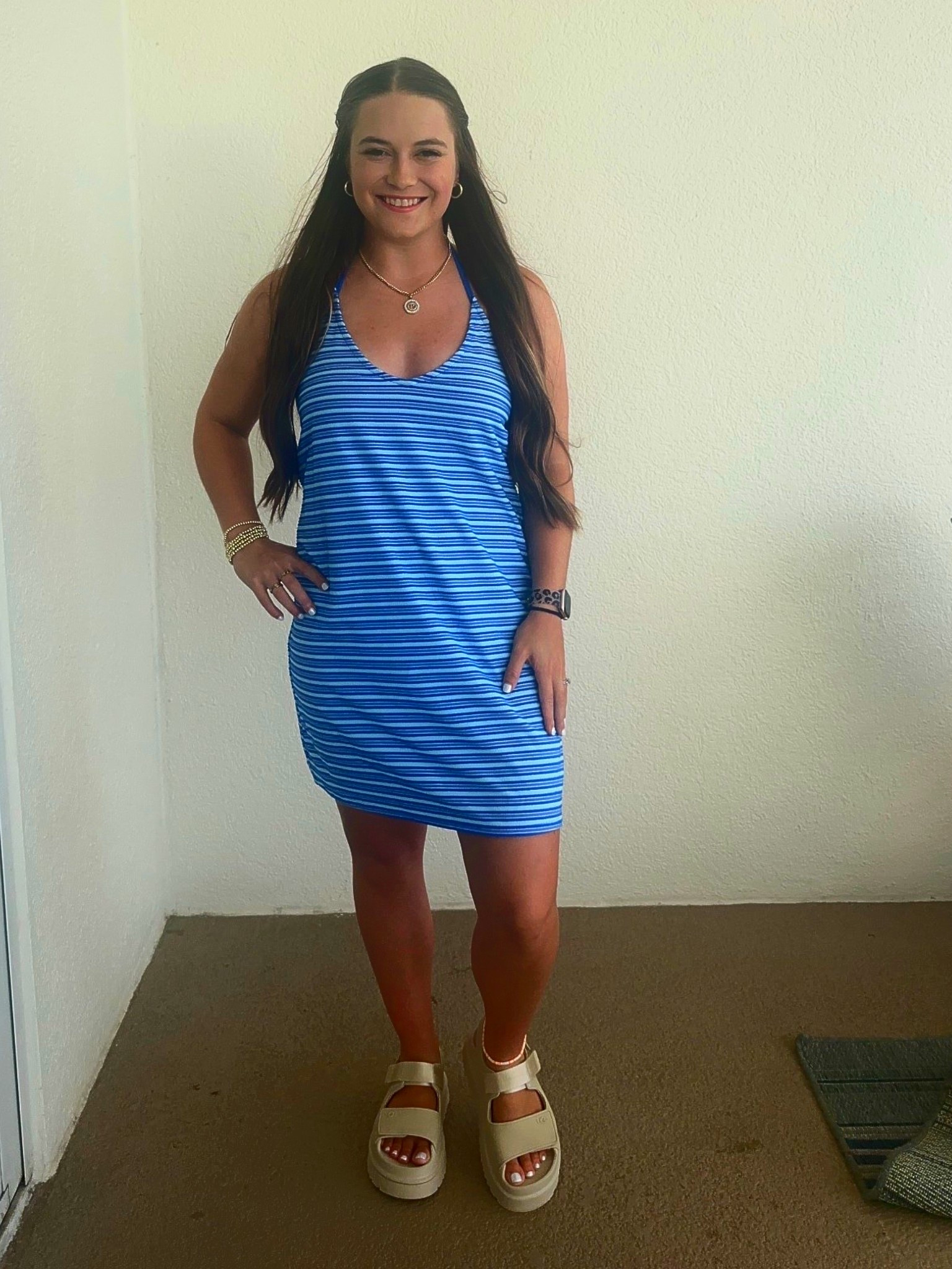 This halter dress from Walmart is the perfect beach dress or date night fit! 

#LTKFindsUnder50