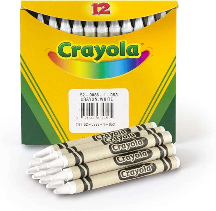 Crayola Crayons, White, Single Color Crayon Refill, 12 Count Bulk Crayons, School Supplies | Amazon (US)