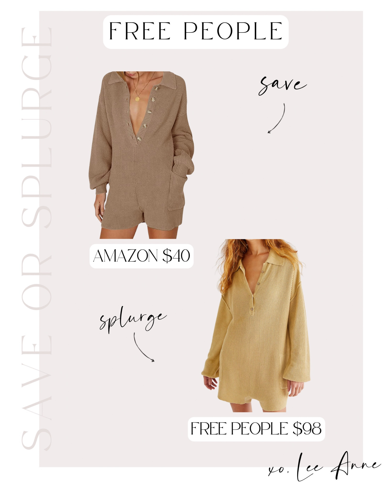 Free People onesie dupe! 

#dupe 
#lookforless

#LTKSale #LTKsalealert #LTKunder50