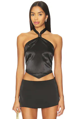 superdown Martine Top in Black from Revolve.com | Revolve Clothing (Global)