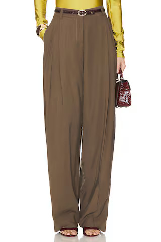 The Andamane Tracy Pants in Khaki from Revolve.com | Revolve Clothing (Global)