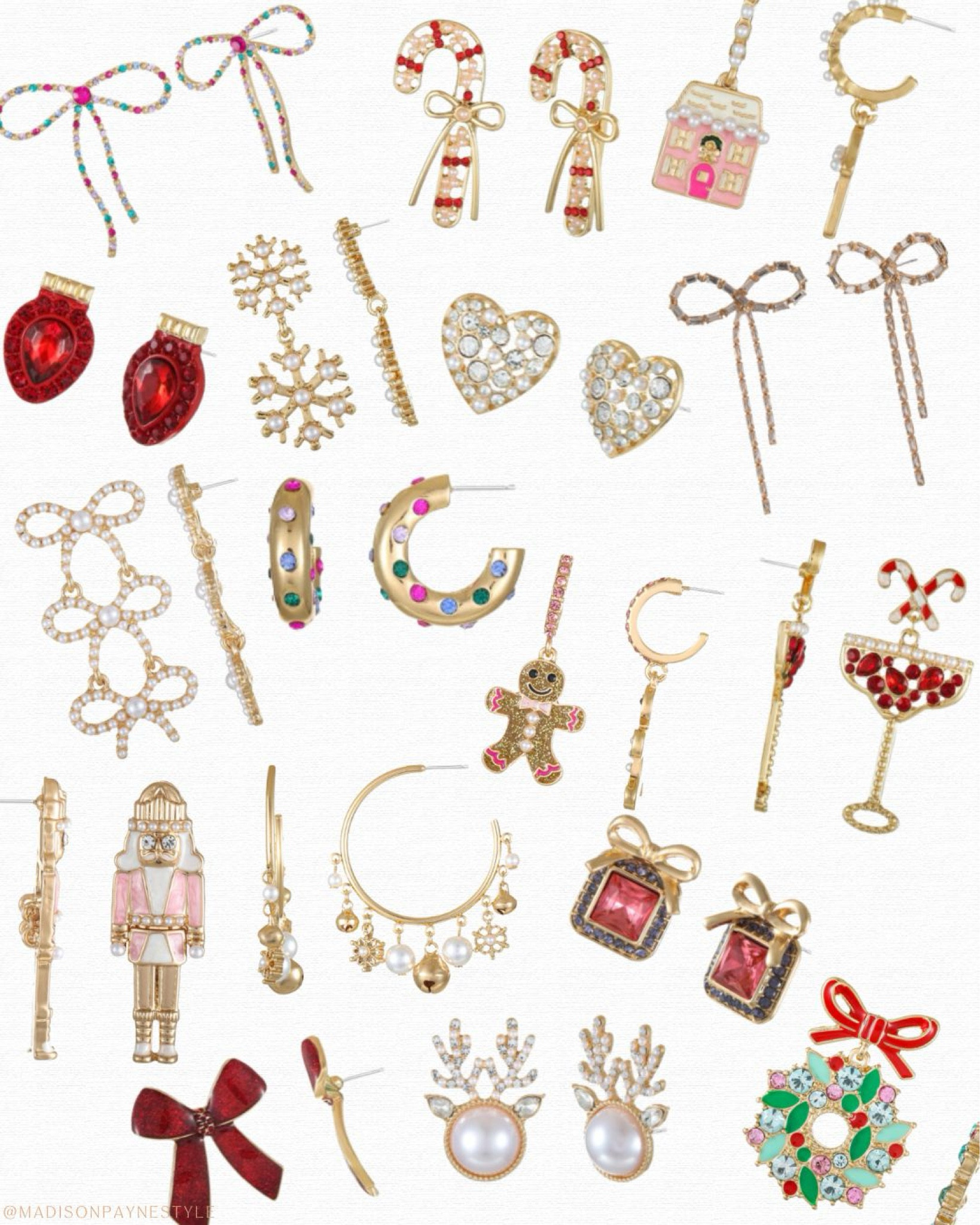 WALMART GIFT IDEAS ✨ #WalmartPartner #WalmartGifts @Walmart these packed party earrings are a fun festive gift for the girl on your list 💕🎀  UNDER $10! 😱 they look very designer!✨ 

#LTKSeasonal #LTKGiftGuide #LTKHoliday
