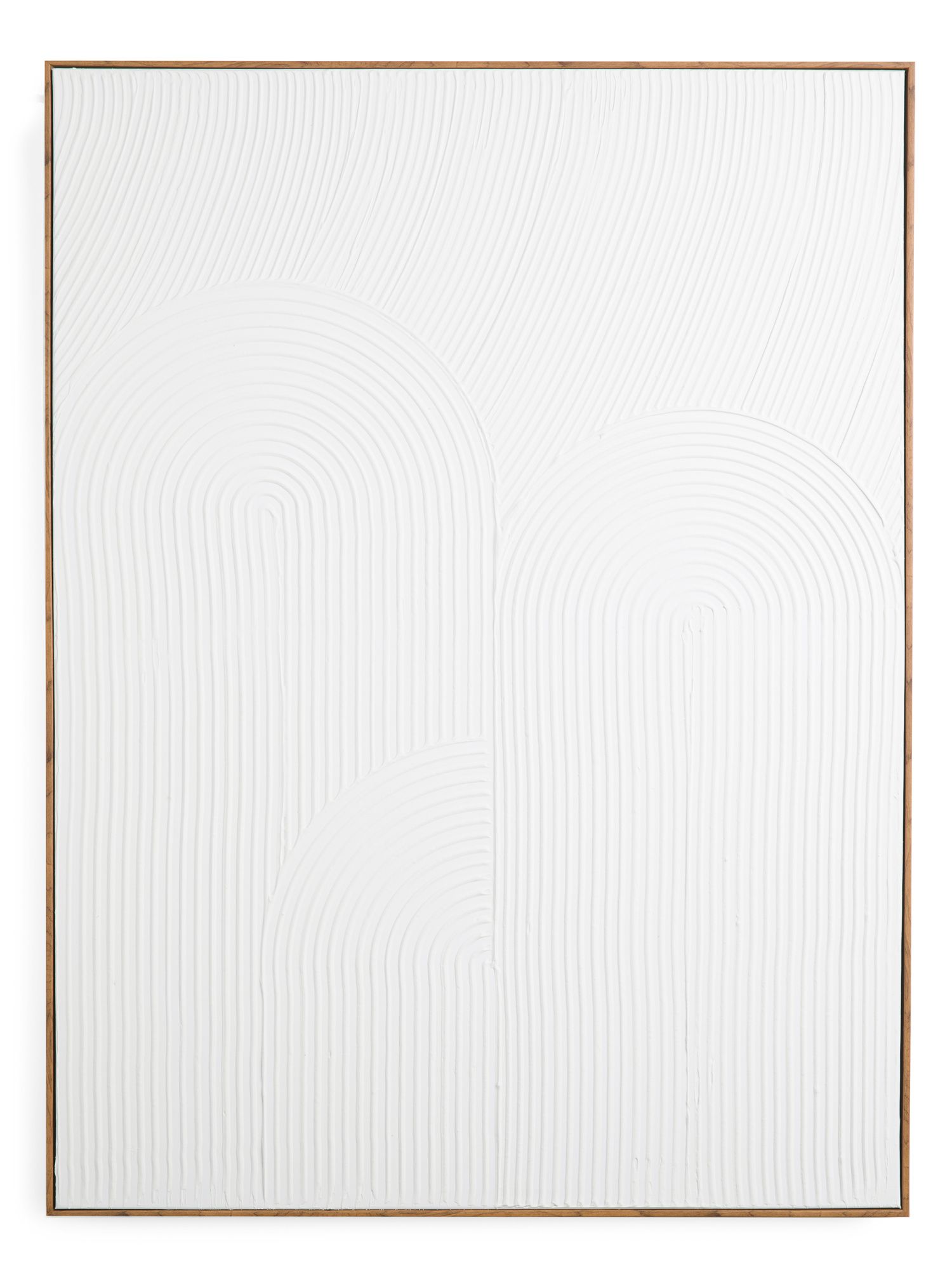 30x40 Abstract Walnut Framed Wall Art | Marshalls