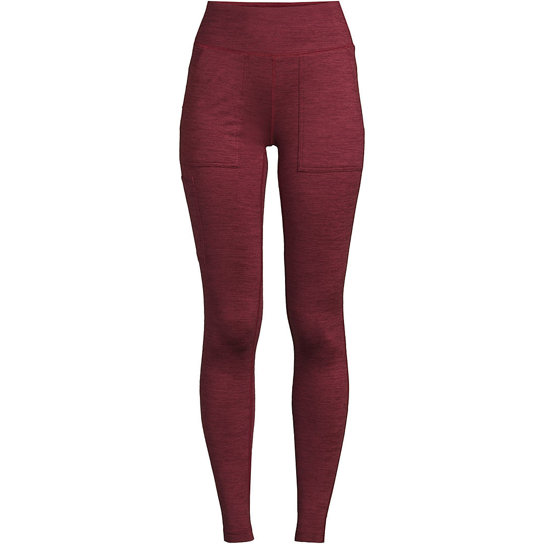 Women's Plus Size Active High Impact Fleece Lined Pocket Leggings | Lands' End (US)