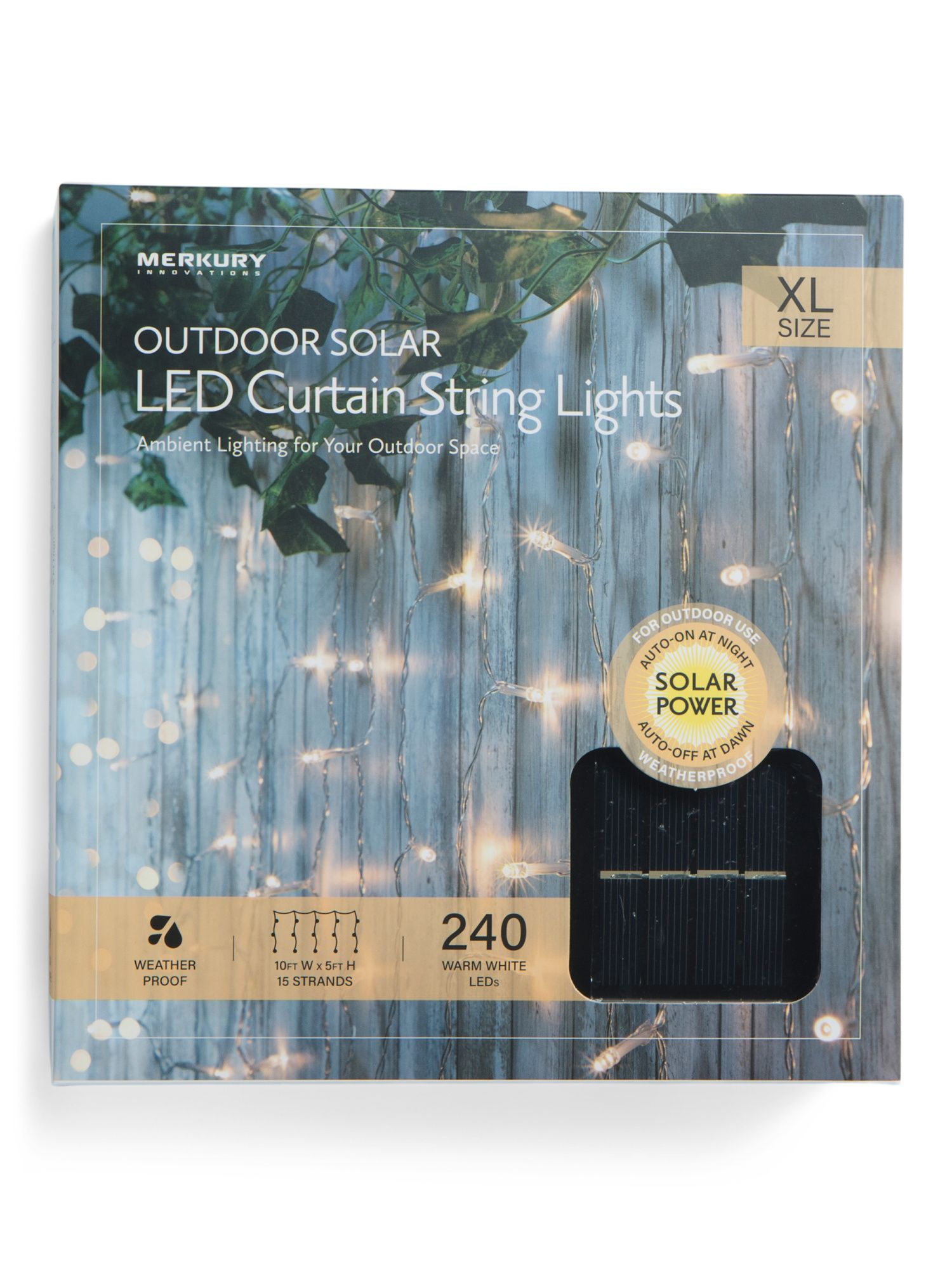 Outdoor 10ft X 5ft Solar Led Curtain Lights | Home | Marshalls | Marshalls