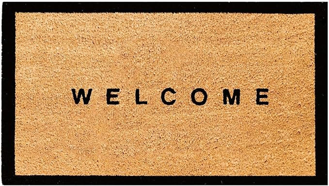 THEODORE MAGNUS Door Mat – Coir Doormat for Outdoor Entrance, Durable Welcome Mat with Non-Slip... | Amazon (US)