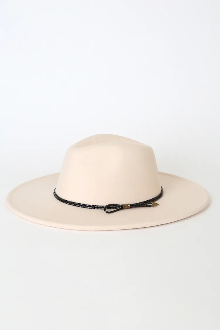 Into the Wild Cream Felt Fedora Hat | Lulus