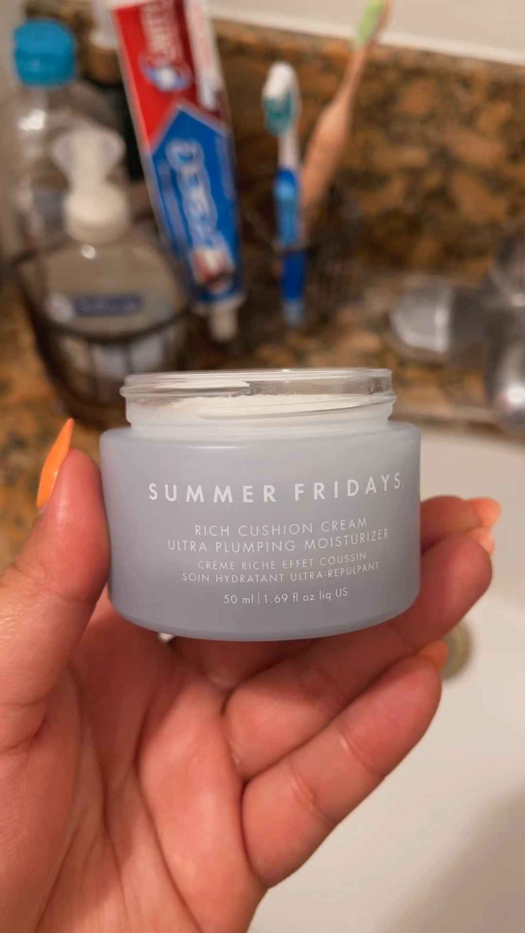 I bought the new Summer Fridays Rich Cushion Cream, and — I can’t believe I’m saying this — it is a great cream for oily skin. I try to stay away from thicker creams with my oily skin, but this one is fluffy, like merengue, and it doesn’t clog my pores. 

I only use it at night for extra hydration, especially since I sleep with the air conditioner on, but I can see myself using it during the day when it gets cooler. It’s also a great moisturizer to use on top of my gentle retinol.

Great for all skin types, fine lines and wrinkles, dryness, and loss of firmness and elasticity.

#LTKFind #LTKover40 #LTKbeauty