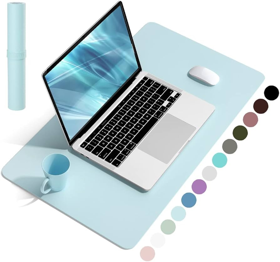 Non-Slip Desk Pad,Mouse Pad,Waterproof PVC Leather Desk Table Protector,Ultra Thin Large Desk Blo... | Amazon (US)