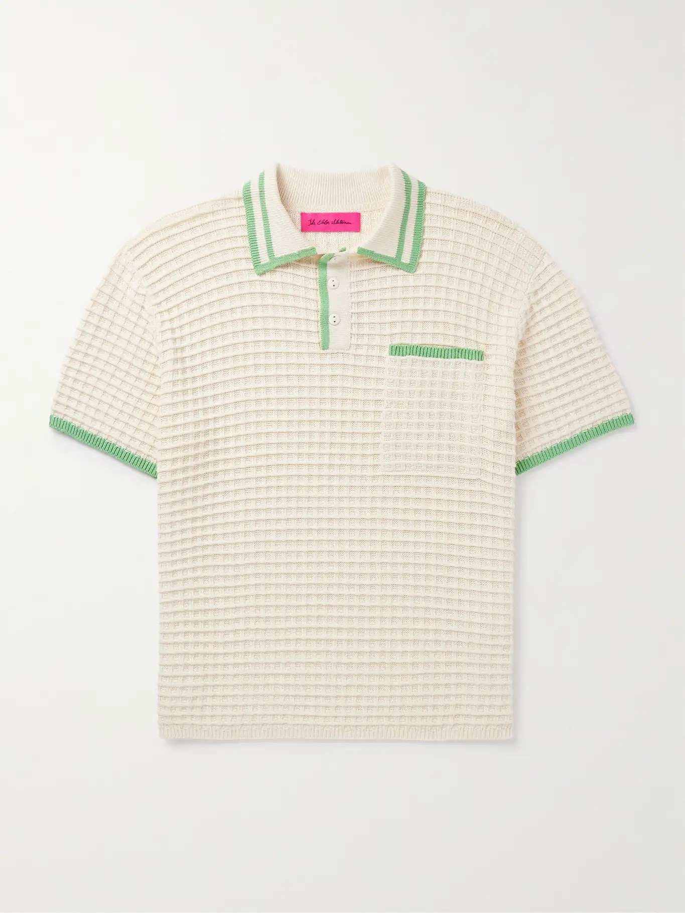 Scally Waffle-Knit Cotton-Blend Polo Shirt | Mr Porter (US & CA)