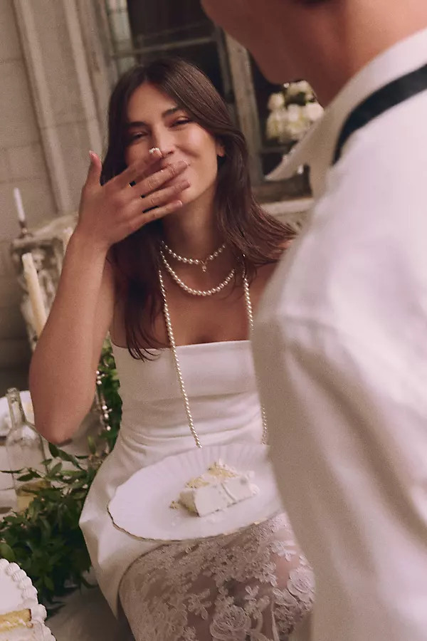 Poppy Pearl Charm Necklace | Anthropologie (US)