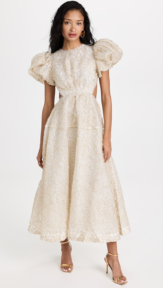 Aje Patina Lace Midi Dress | SHOPBOP | Shopbop