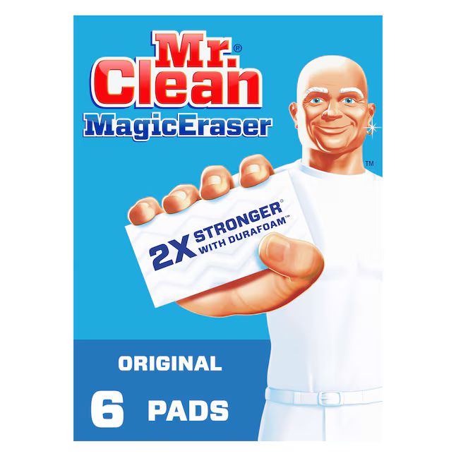 Mr. Clean  Magic Eraser Original 2x Stronger with Durafoam 6-Pack Melamine Sponge | Lowe's