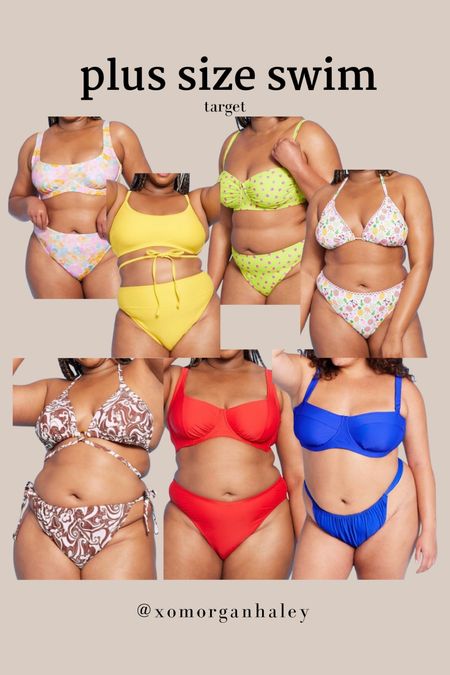 Affordable plus size bikinis in Al l the fun colors and different coverage options!

#LTKxTarget #LTKfindsunder50 #LTKplussize