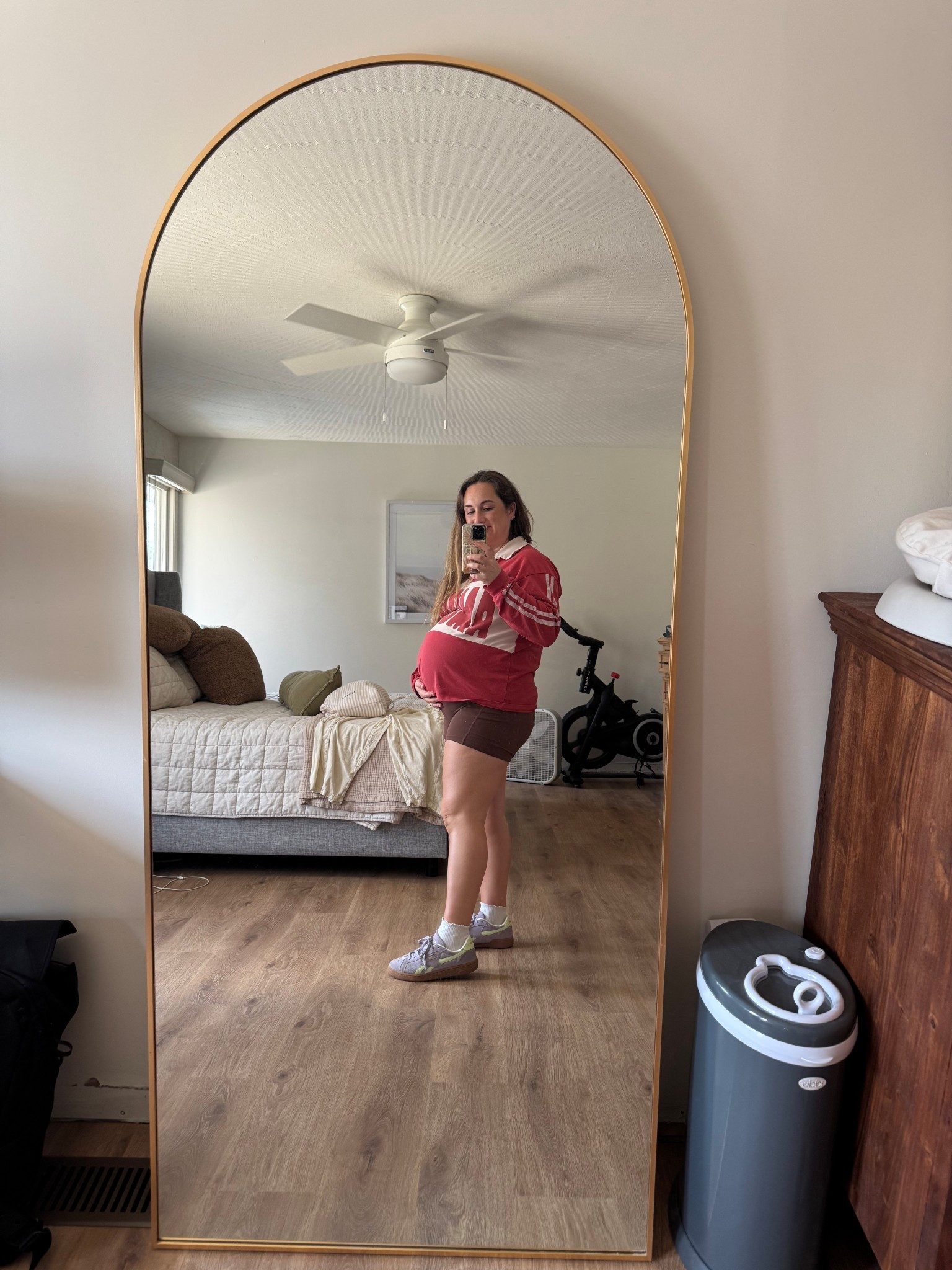 This is a comfy and cute spring maternity outfit  

#LTKBump #LTKSpringSale #LTKPetite