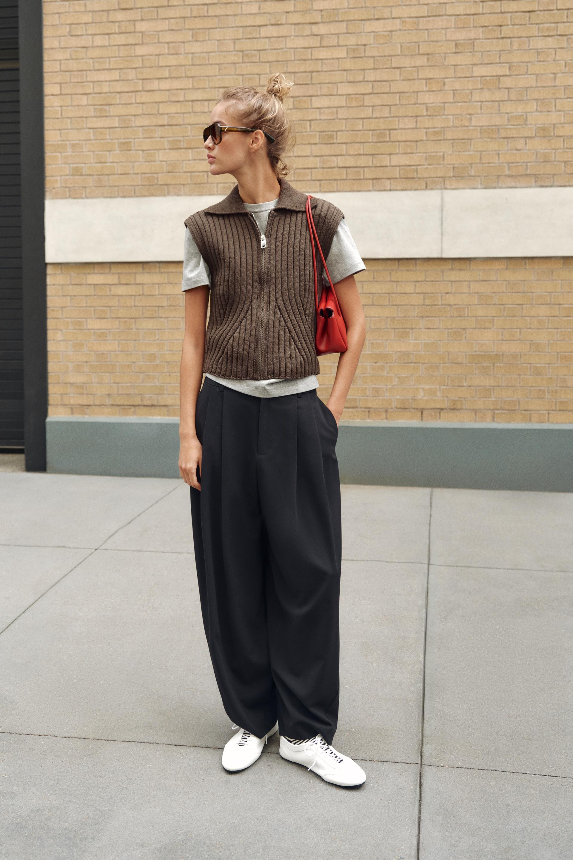 RIB KNIT WAISTCOAT | Zara UK