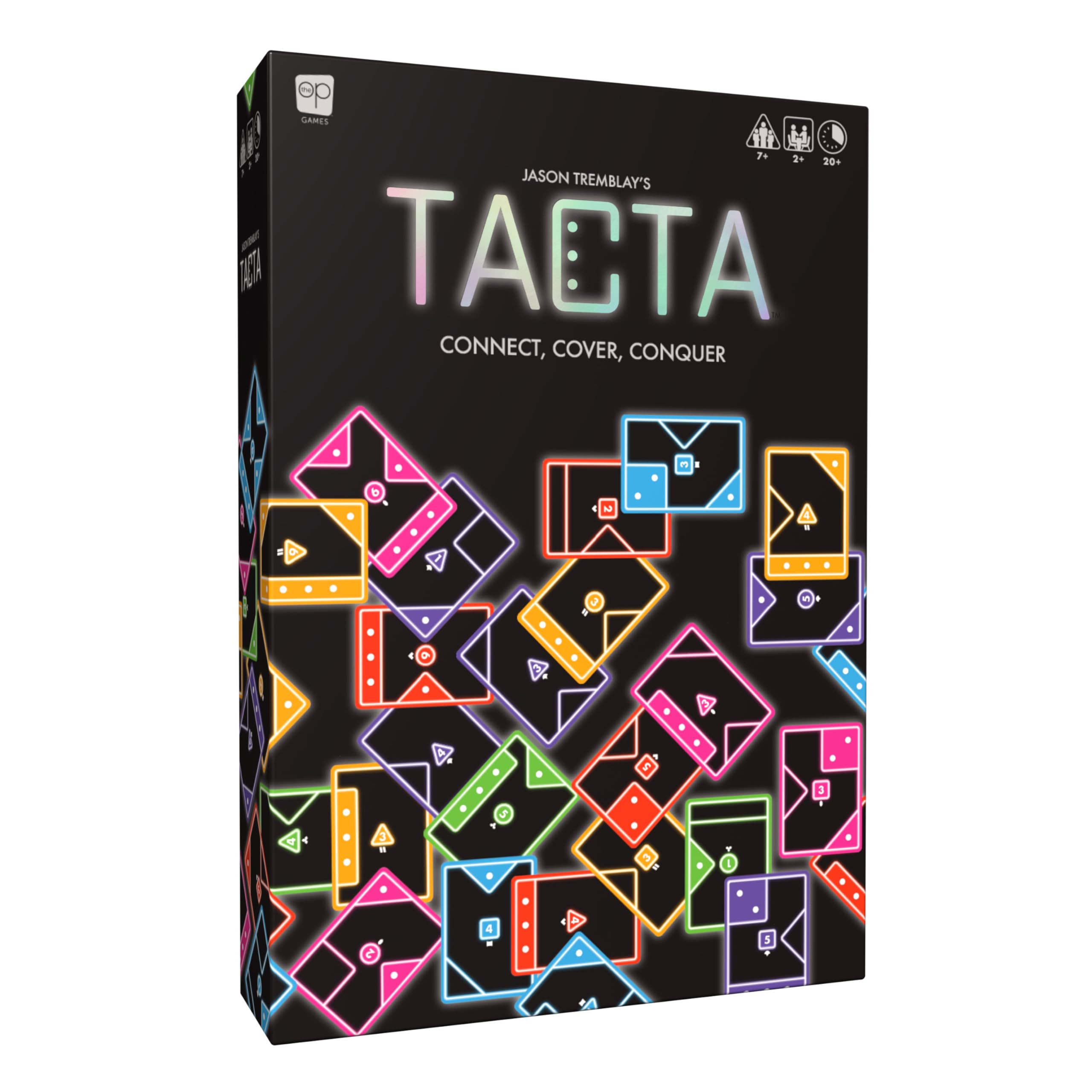 TACTA Card Game, Where Every Card Counts, Fast-Paced Strategic Shape Matching Party Game, Analyze and Optimize to Connect, Cover & Conquer to Win, Unique Party Game Play for 2 or More Players, Ages 7 | Amazon (US)
