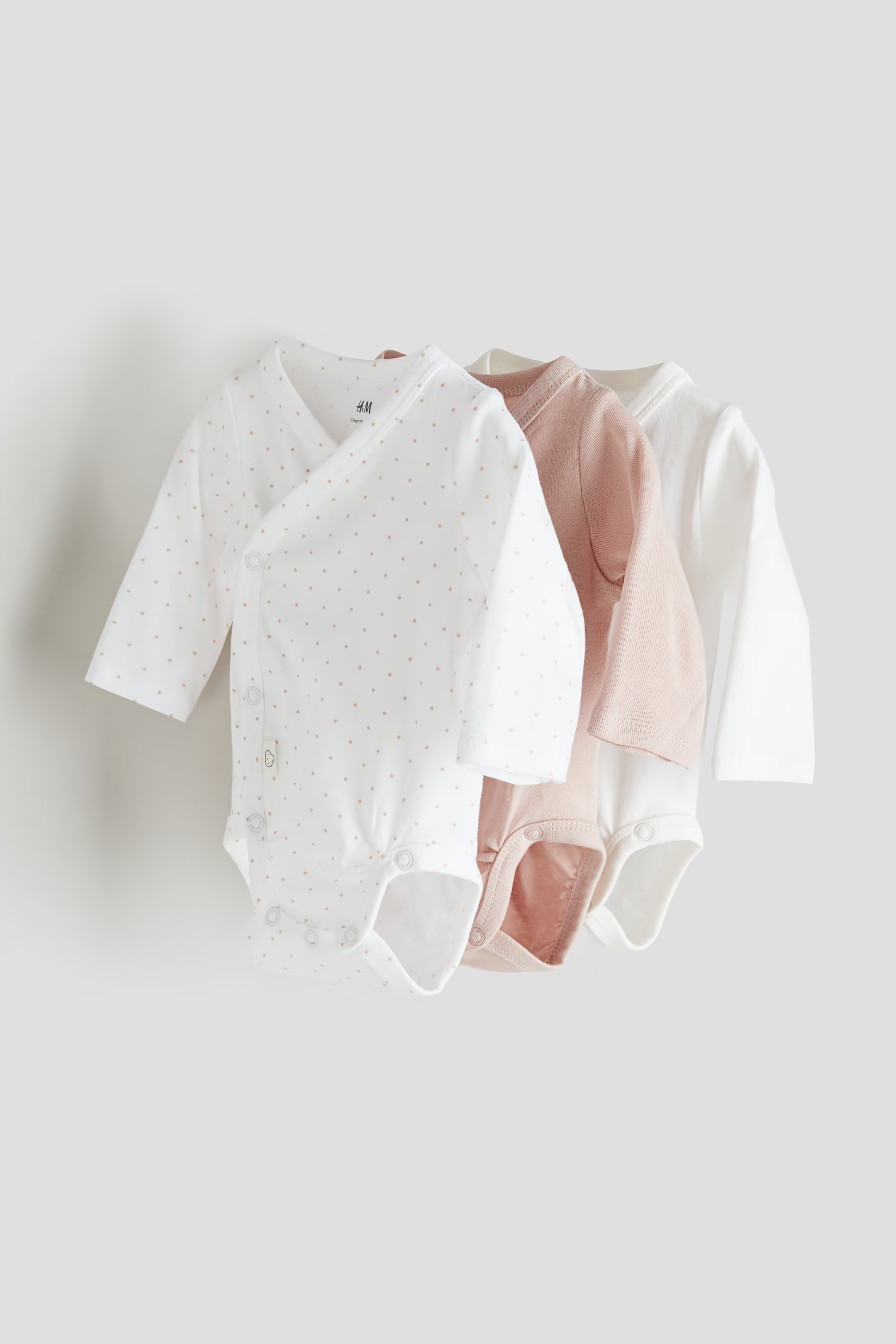 3-pack Long-sleeved Bodysuits | H&M (US + CA)