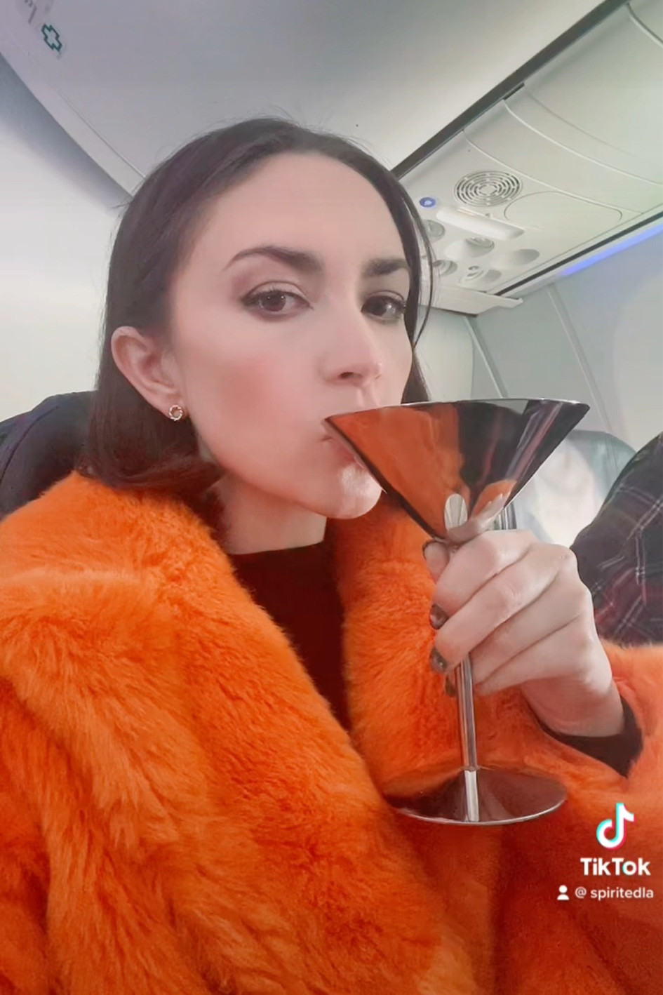 Orange fur coat from my in-flight Earl grey and gin TikTok. I am obsessed and wear it everywhere 🥰. 

#LTKSeasonal