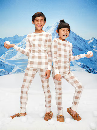 Gender-Neutral Snug-Fit Graphic Pajama Set for Kids | Old Navy (US)