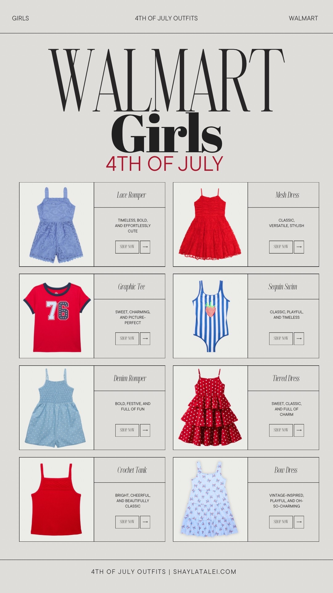 Walmart Girl’s | Patriotic | 4th of July | Americana 

#LTKSeasonal #LTKKids #LTKSummerEdit