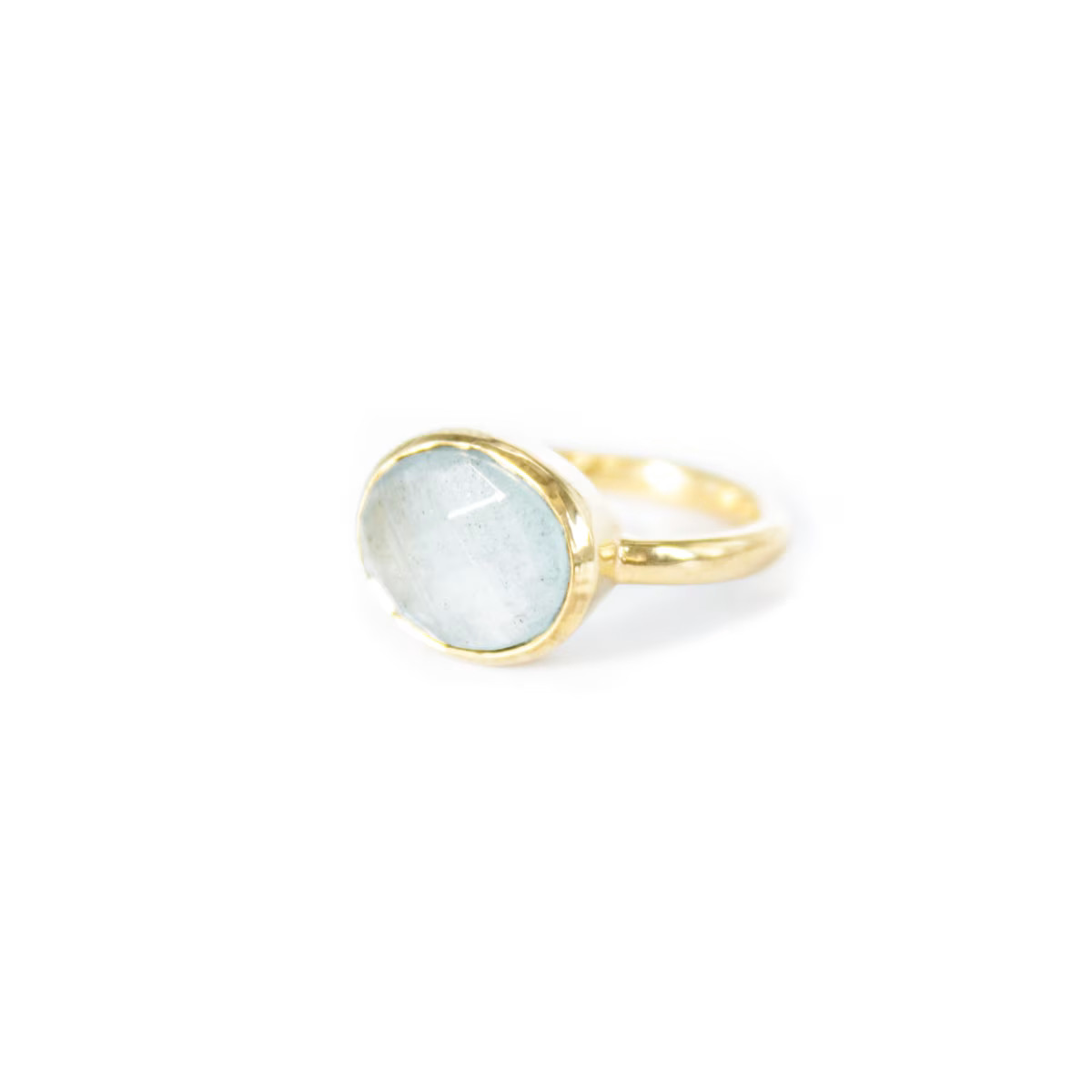 Mina Ring Aquamarine | Wolf & Badger