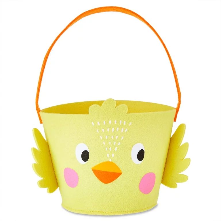 "Way to Celebrate! Easter Felt Basket, Chick" | Walmart (US)