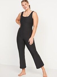 Sleeveless PowerSoft Flared Jumpsuit for Women | Old Navy (US)
