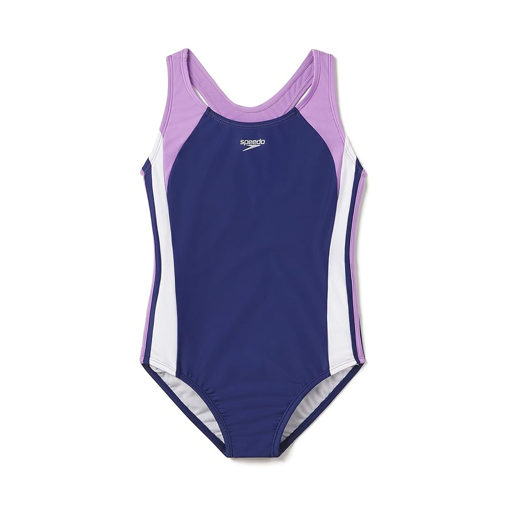 Speedo Girl's Swimsuit One Piece Infinity Splice Thick Strap | Amazon (US)
