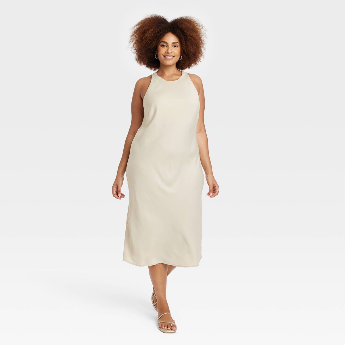 Women's High Neck Slip Dress - A New Day™ | Target
