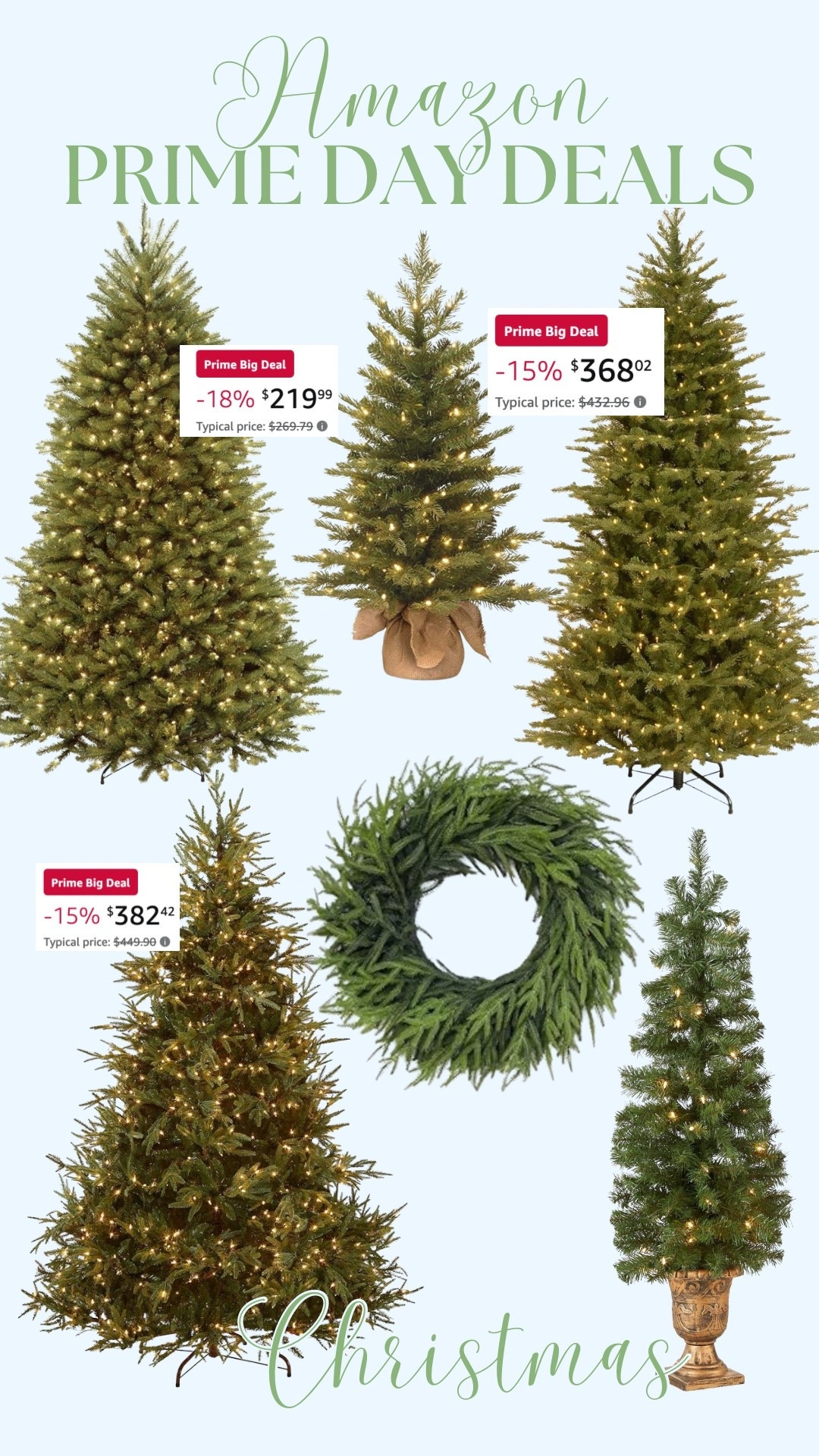 Amazon Christmas trees, Christmas tree decor, amazon Christmas decorations, prime day deals, daily deals, amazon big deal days

#LTKSeasonal #LTKSaleAlert #LTKHome