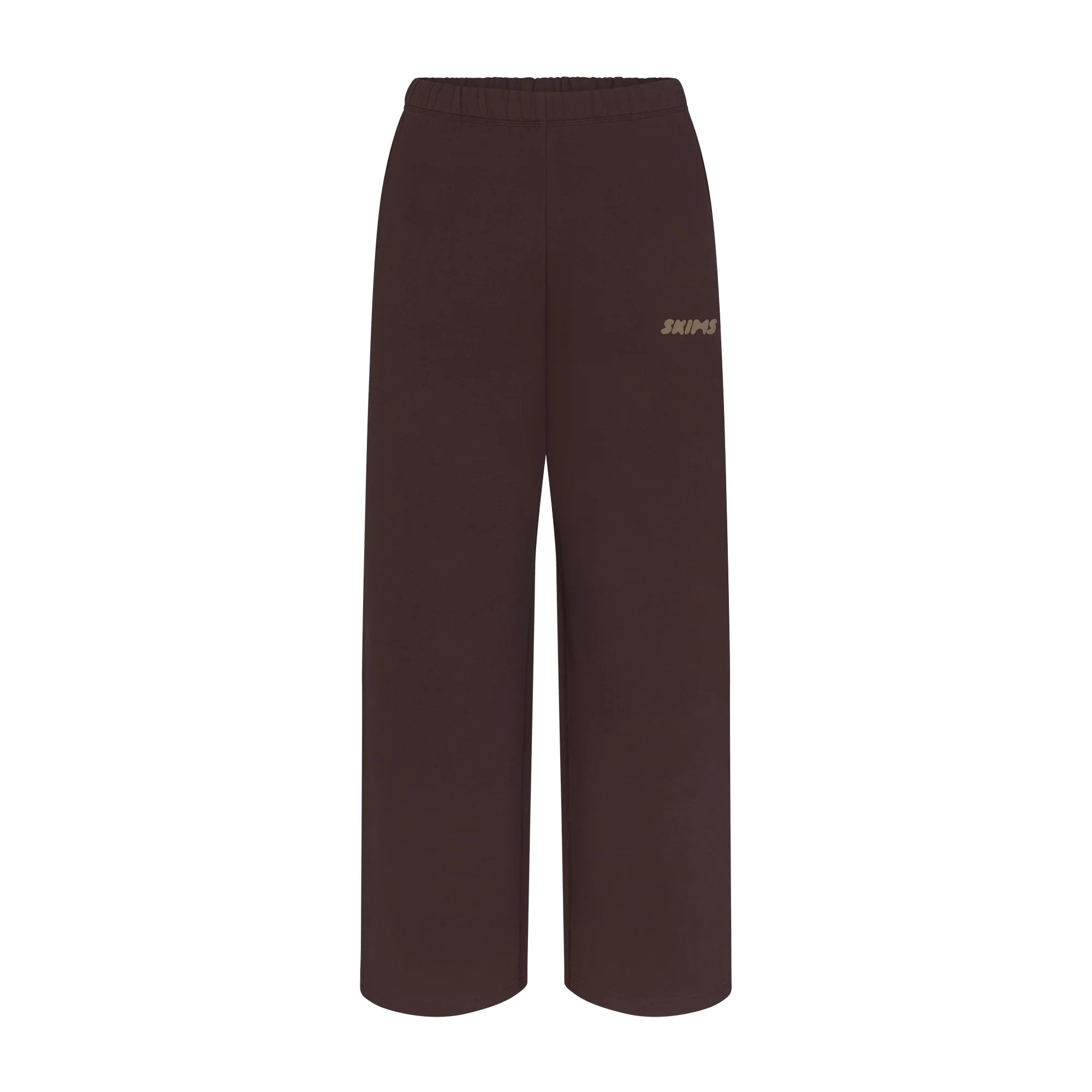 straight leg pant with embossed logo | SKIMS (US)