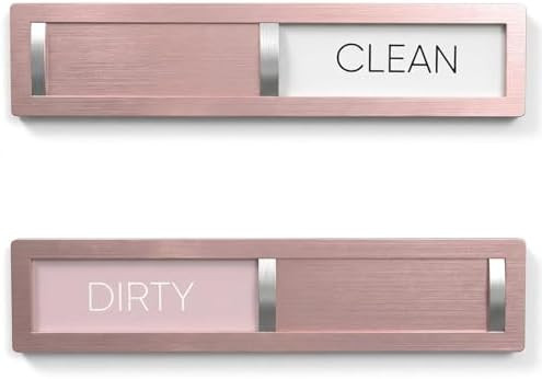 Clean Dirty Magnet for Dishwasher – 304 Stainless Steel Rose Gold, Kitchen Decor and Accessorie... | Amazon (US)