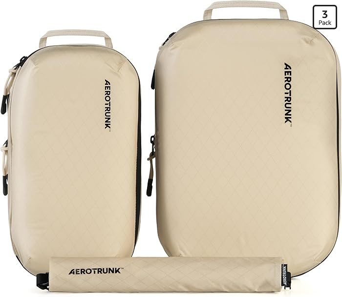 Aerotrunk Ultralight Compression Packing Cubes - Lightweight Travel Organizers for Suitcases and ... | Amazon (US)