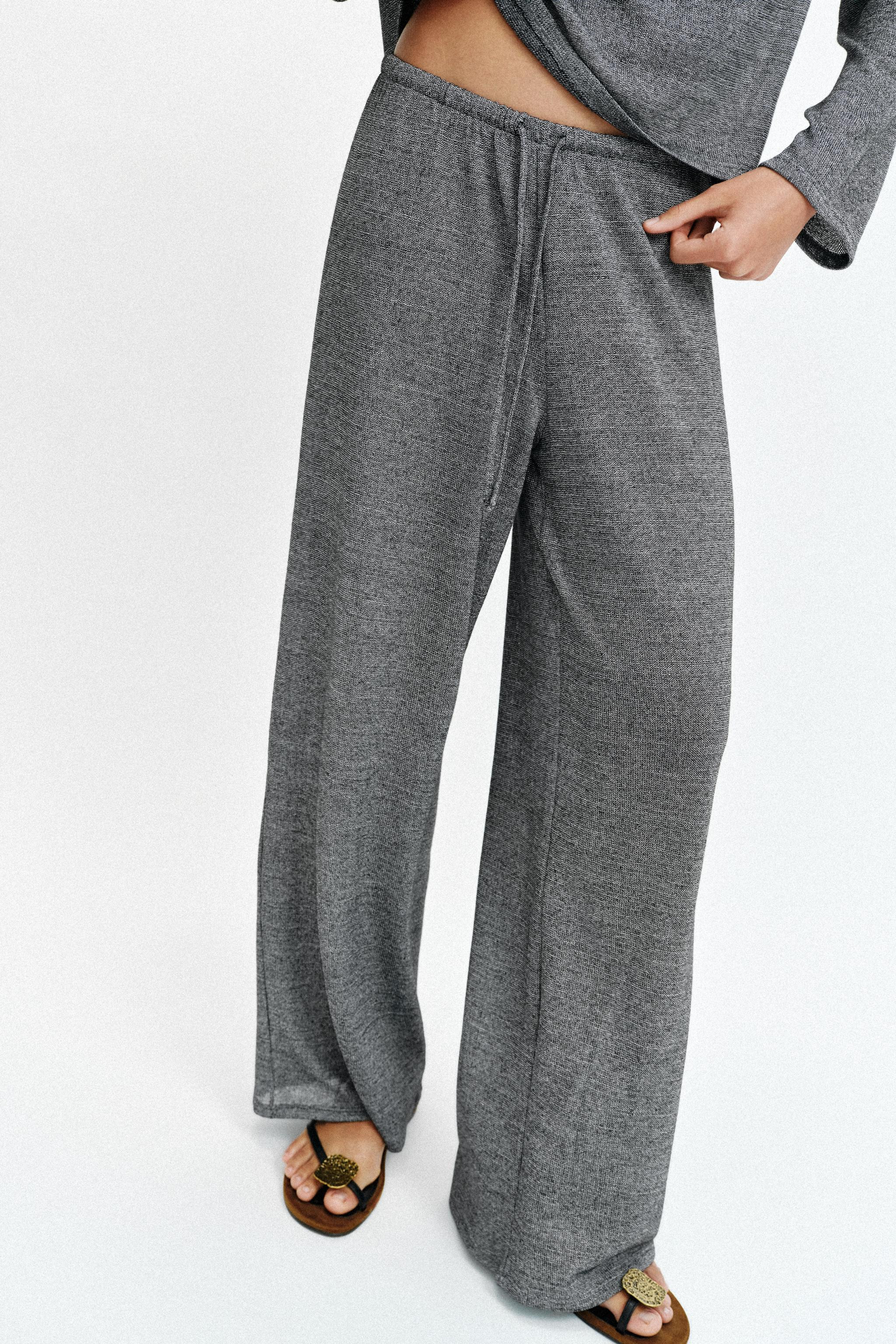 RUSTIC STRAIGHT-LEG TROUSERS | Zara UK