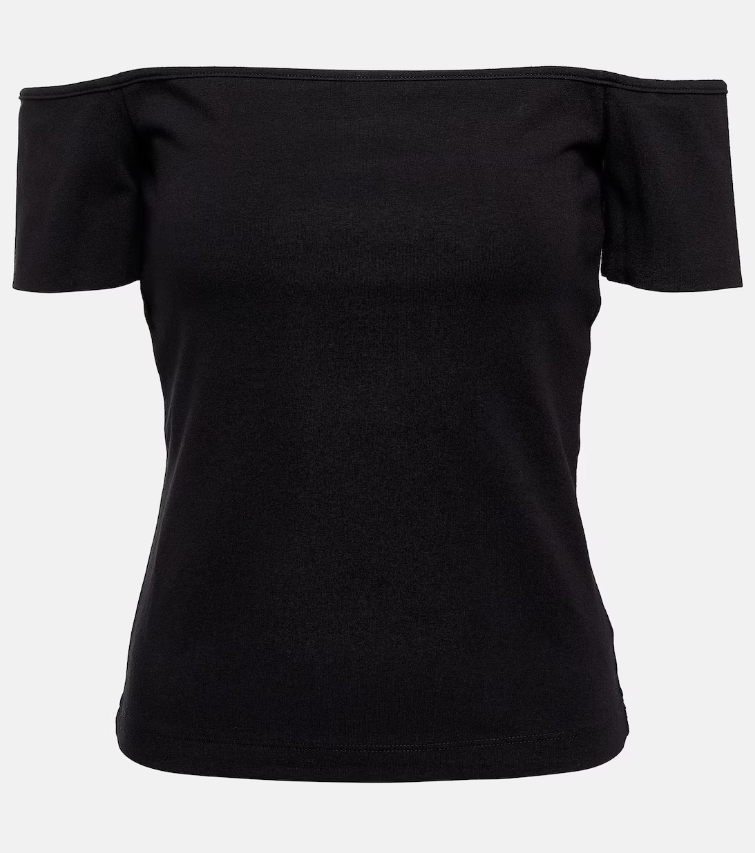 Agda off-shoulder cotton-blend top | Mytheresa (US/CA)