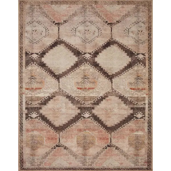 Alexander home Sophia Vintage Moroccan Area Rug - 2'-3" x 3'-9" - graphite / blush | Bed Bath & Beyond