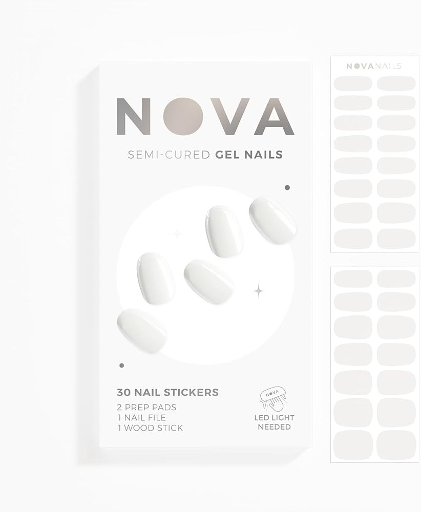 Semi Cured Gel Nail Strips (Cloud 9) | Amazon (US)