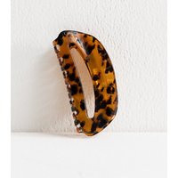 Brown Tortoise Shell Oval Claw Clip New Look | New Look (UK)