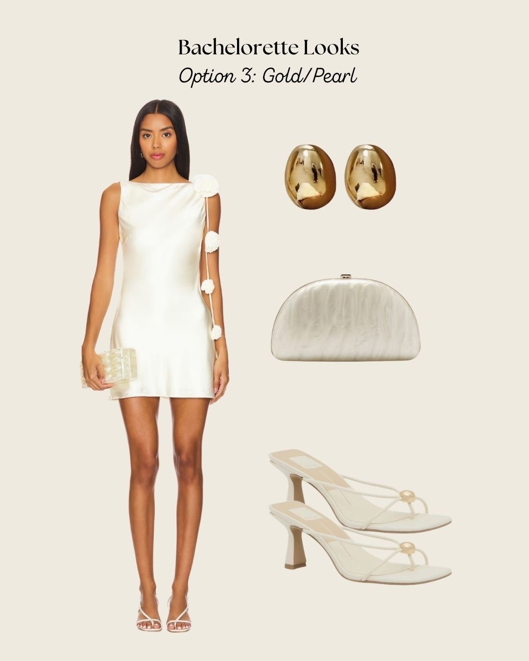 My girlfriend asked me for bachelorette dress and accessory options so thought I’d share them here too in case it provides inspiration for anyone planning outfits for their bachelorette!🤍

@Revolve @DSW 

White dress, bachelorette dress, white party, silk dress, pearl accessories 

#LTKWedding