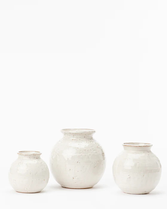 Rounded Ceramic Vase | McGee & Co.