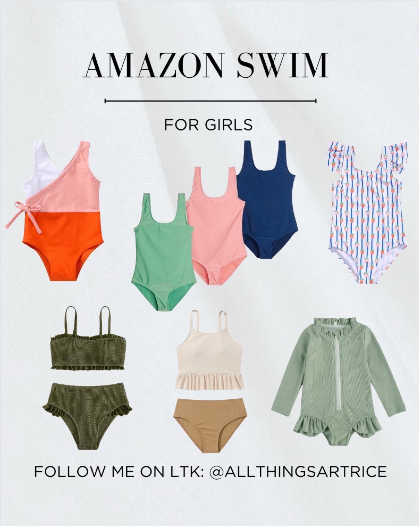 Girls swimwear from Amazon


#swim #swimwear #bathingsuit #kids #girls #summer #spring #vacation #beach #pool #amazon #amazonfinds #allthingsartrice

#LTKswim #LTKkids
#liketkit #LTKSeasonal


#LTKFindsUnder100 #LTKTravel #LTKFindsUnder50