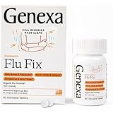 Genexa Flu Fix - 60 Tablets - Multi-Symptom Flu Remedy - Organic, Gluten Free & Non-GMO - Homeopa... | Amazon (US)