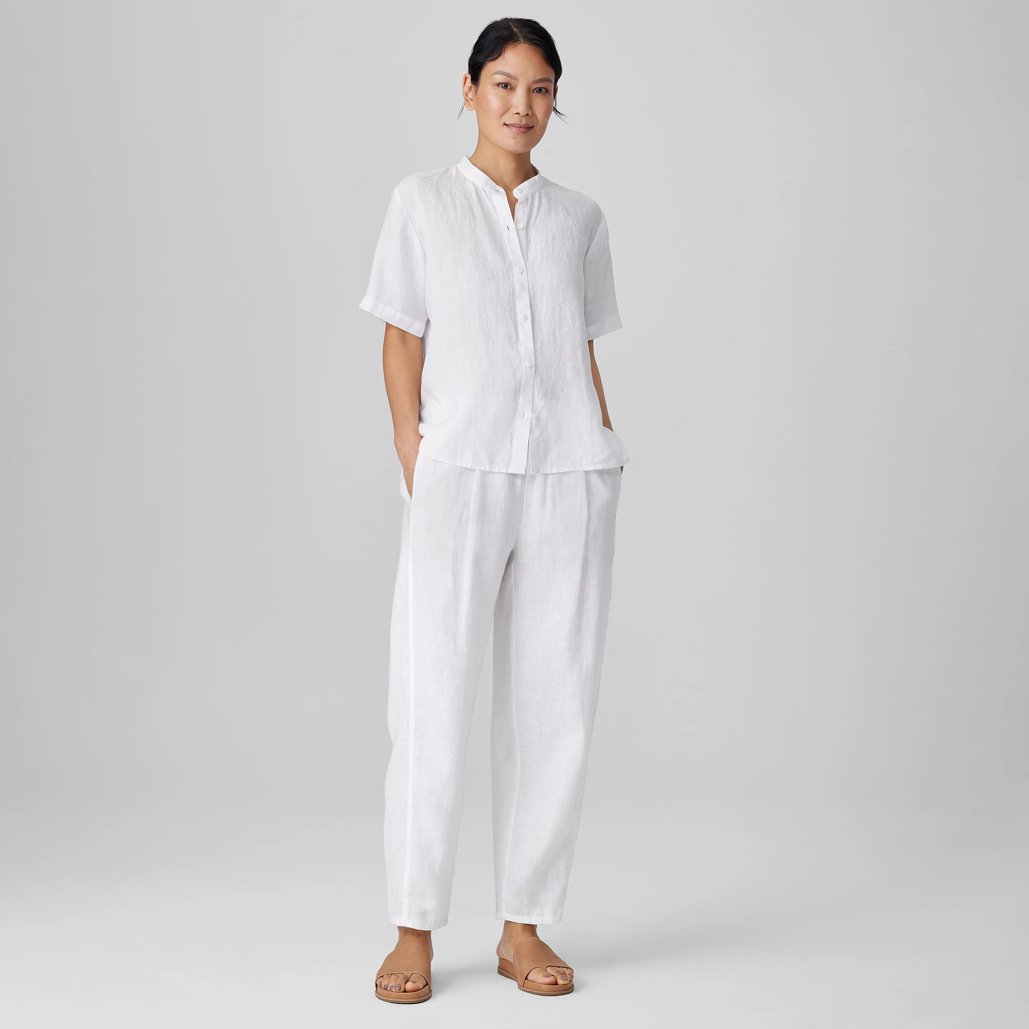 Organic Linen Lantern Pant | Eileen Fisher
