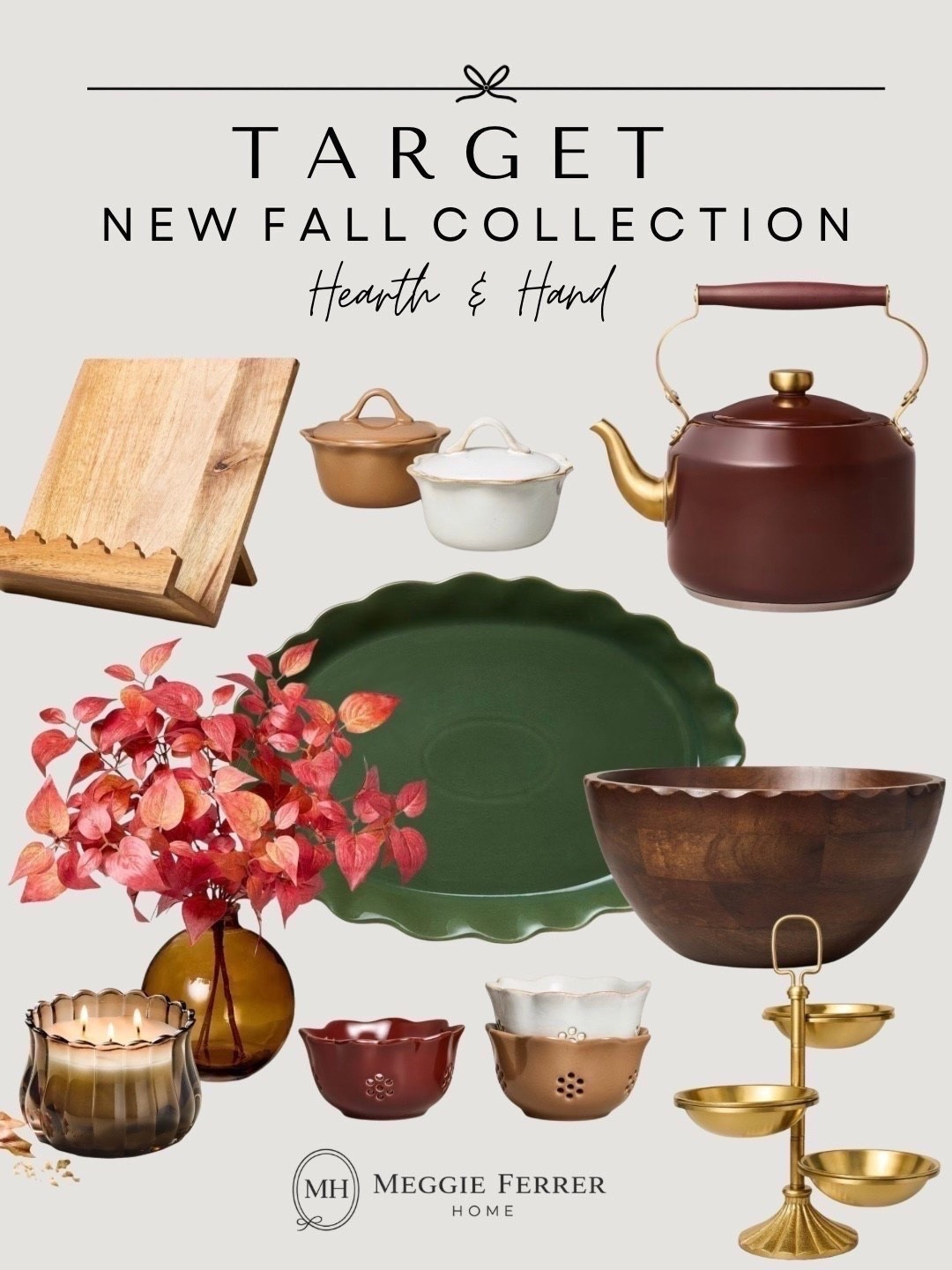 Hearth & Hand really nailed the fall look. 🍂🤎

The new collection is filled with warm wood tones, earthy greens, rich burgundy, and classic brass details that instantly make a space feel cozy and collected.

What I love most is that the pieces feel seasonal without screaming “fall,” so they can easily blend into your everyday decor and still feel beautiful long after the season is over.

So many timeless pieces in this collection that I’d happily bring home. ✨

#LTKHome #LTKSeasonal #LTKmomlife