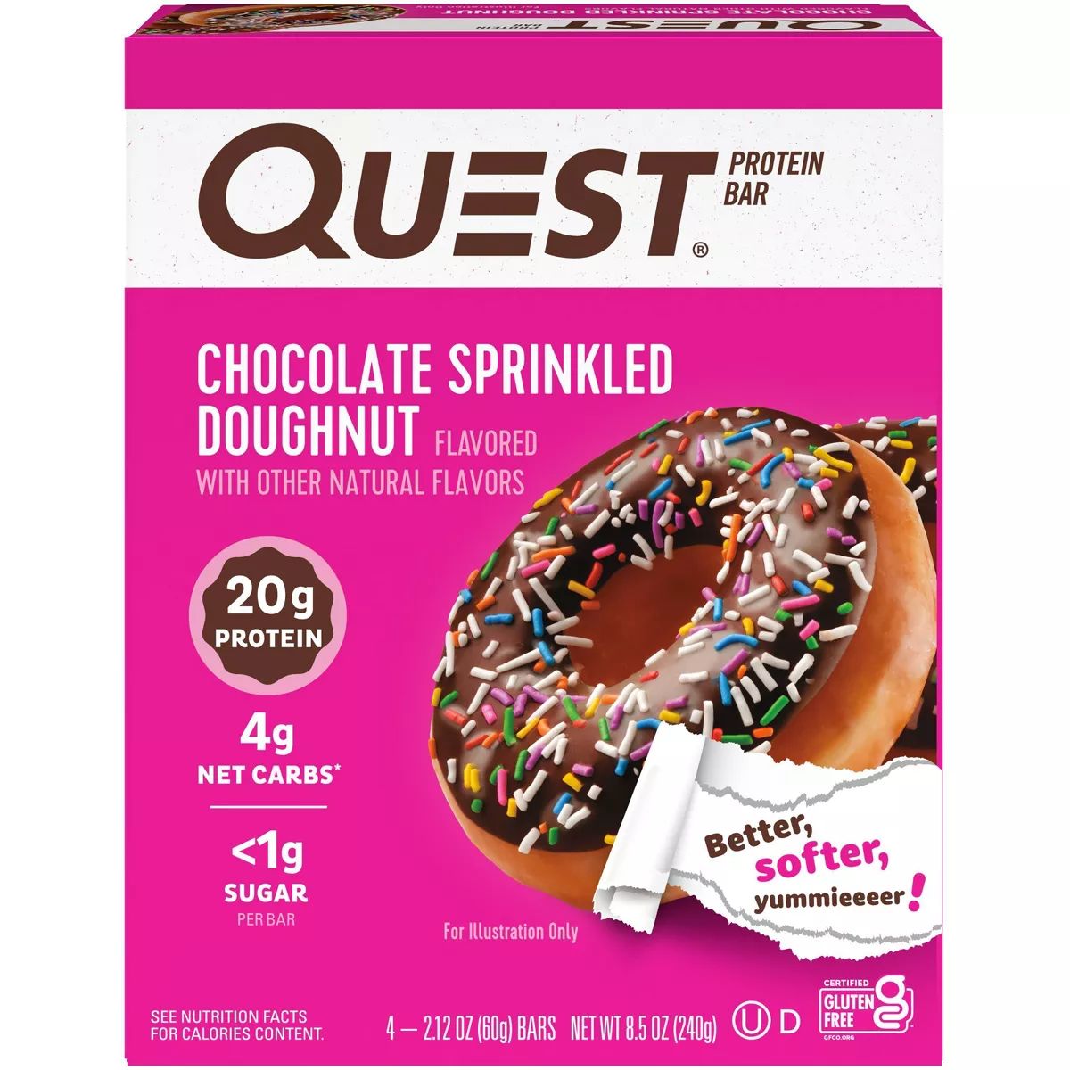 Quest Nutrition Protein Bar - Chocolate Frosted Doughnut | Target