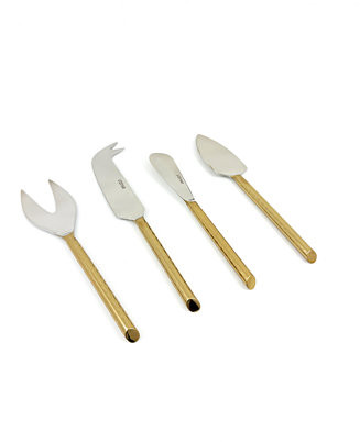 Vibhsa Hammered 4-Pc. Cheese Knives Set, Serving for 4 - Macy's | Macy's