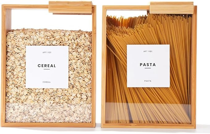 Food Dispenser 2L | Kitchen Organizers and Storage | Food Containers & Cereal Dispenser for Pantr... | Amazon (US)